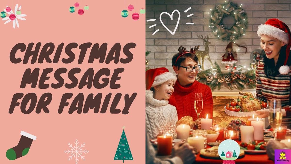 'Video thumbnail for Christmas message for family: KAVEESH MOMMY'