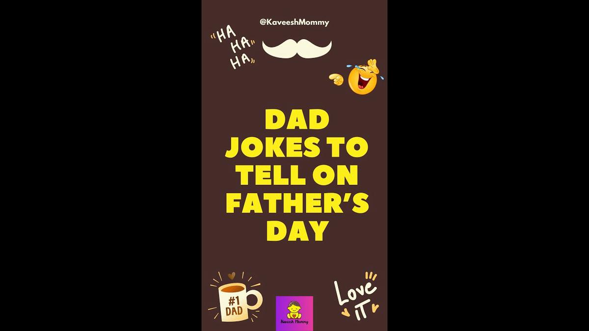 'Video thumbnail for Dad Jokes to Tell on Father’s Day #shorts #fathersday #fathersdaycard #jokes #dad'
