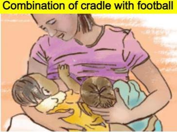 Combination of the cradle with football