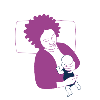 Laid-Back Nursing Position breastfeeding position kaveesh mommy 