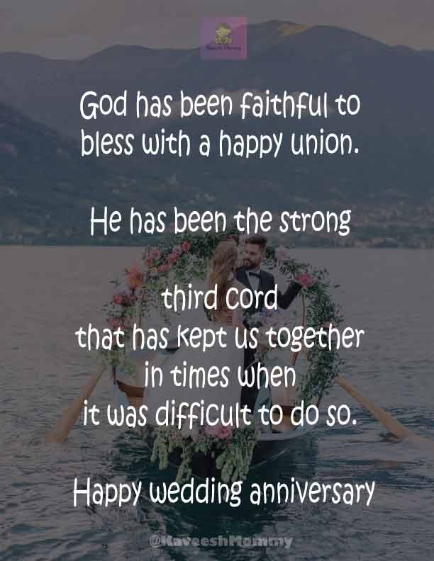 christian wedding anniversary message for wife