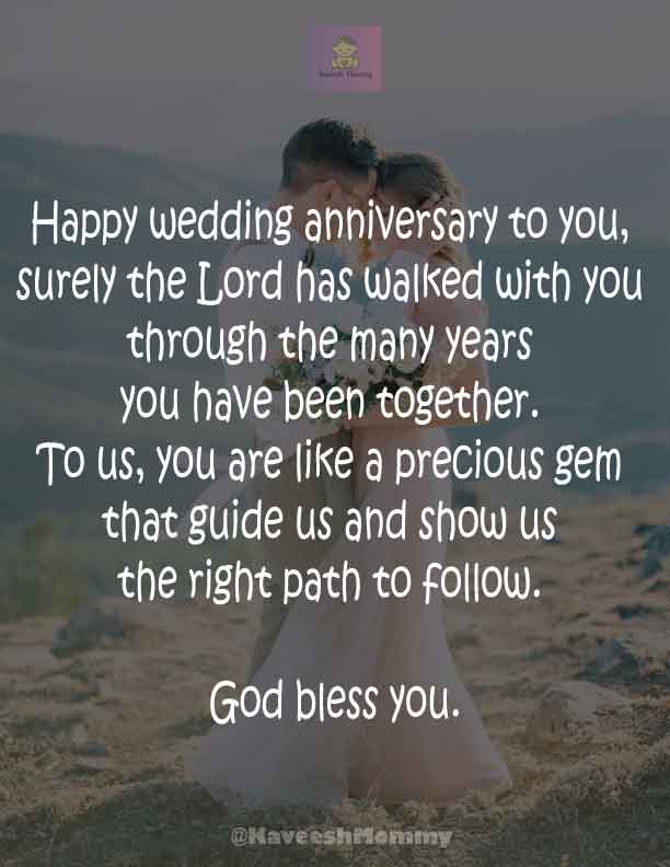 christian wedding anniversary wishes to daughter and son in law