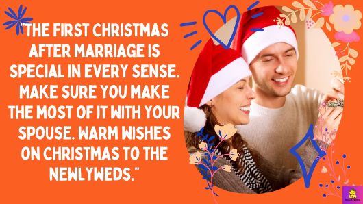 First Christmas married card message: kaveesh mommy -5