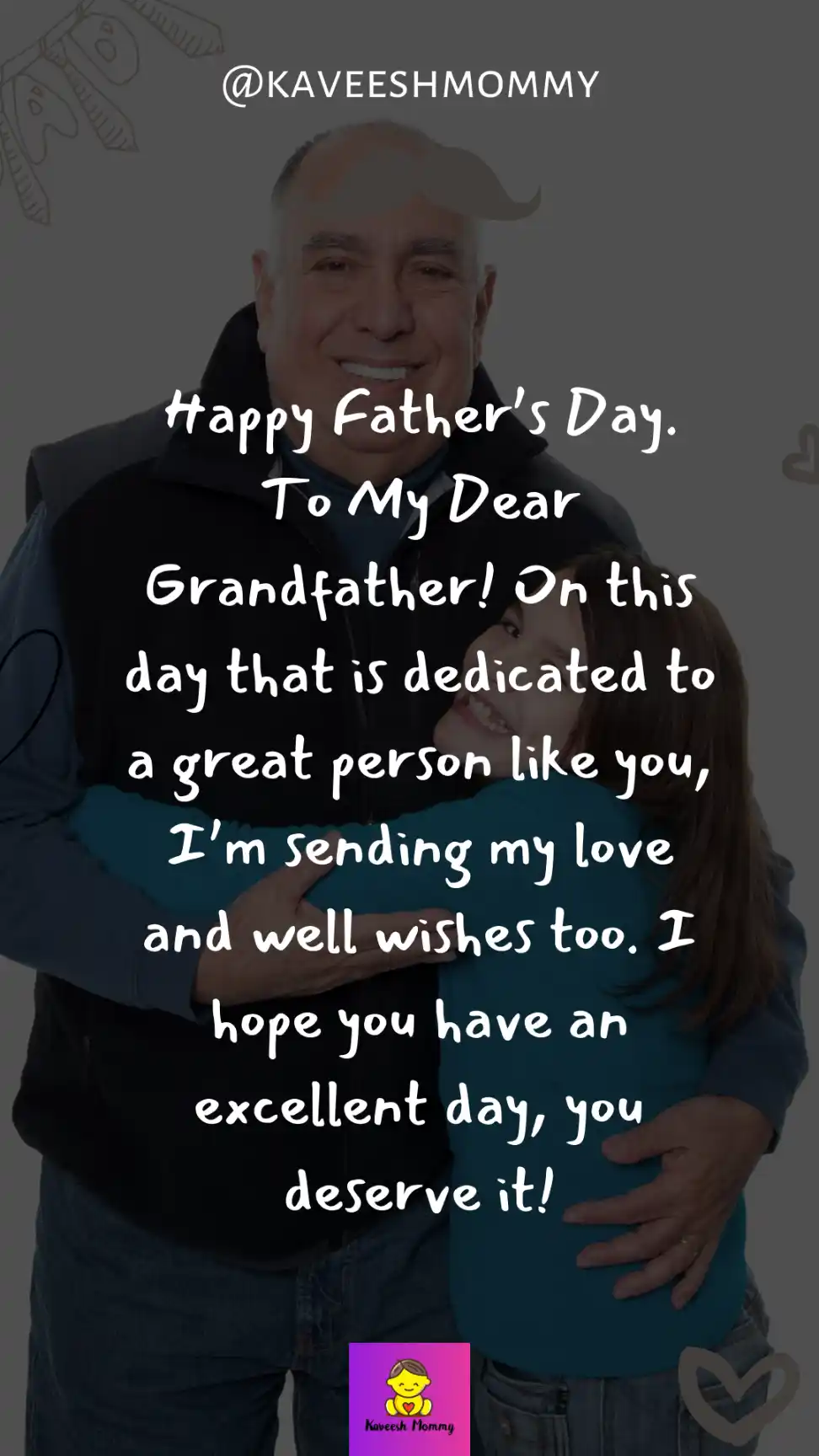 happy father's day card for grandpa-KAVEESH MOMMY 