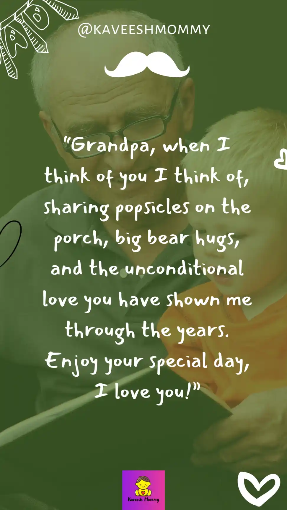 fathers day message grandad-KAVEESH MOMMY 