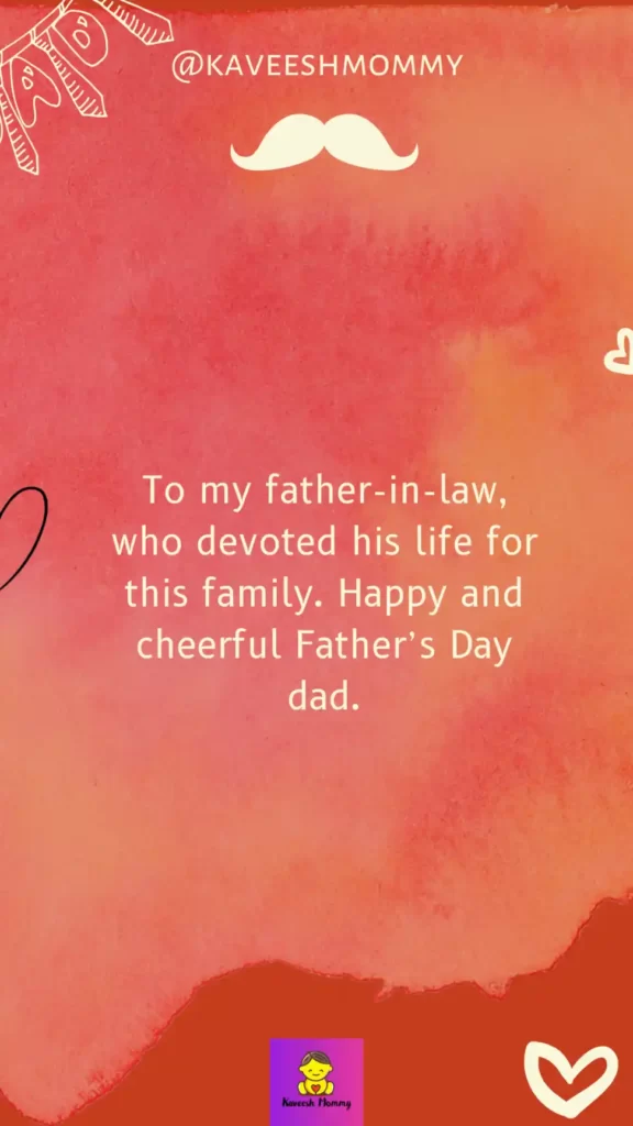 51.	fathers day quotes to father in law