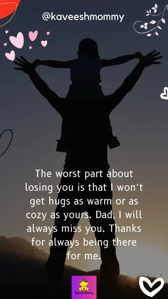 22.	happy fathers day message for late dad