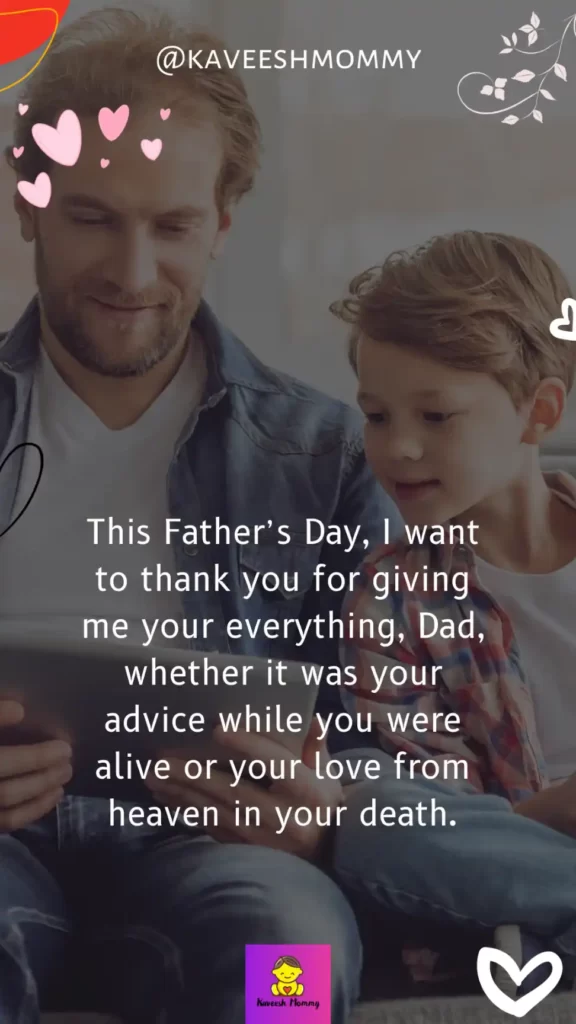 fathers day messages for deceased dads
