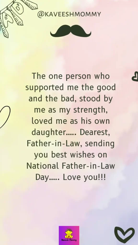 happy fathers day quotes for father in law