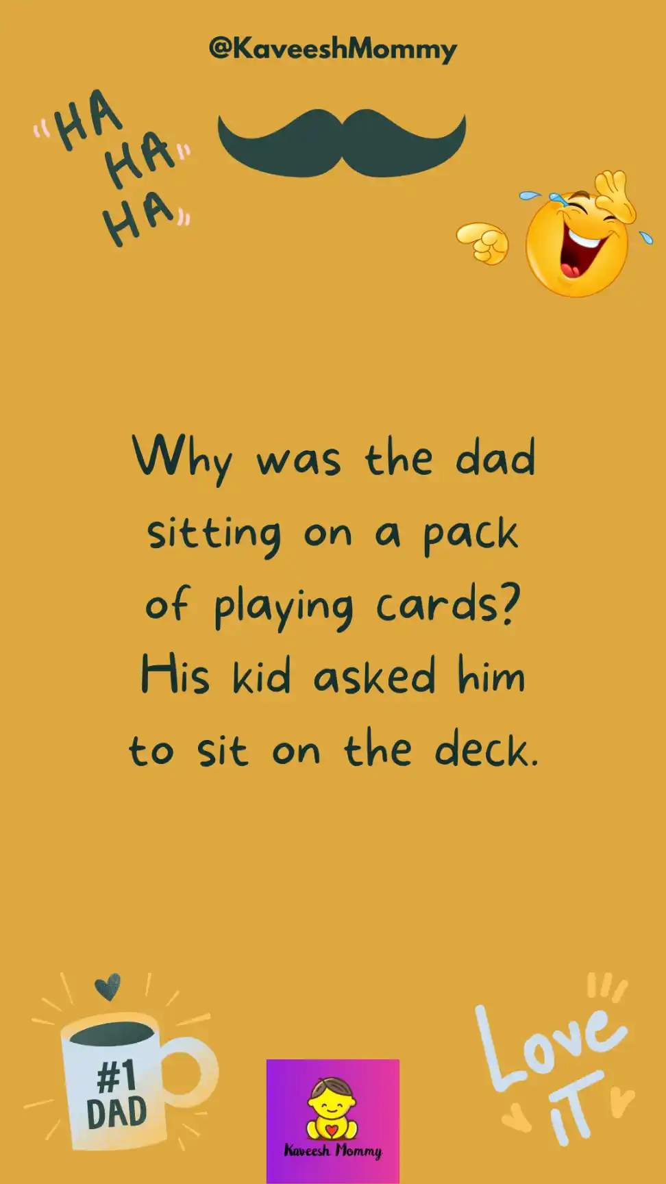 cute dad jokes for father's day: fathers day jokes from son-kaveesh mommy-