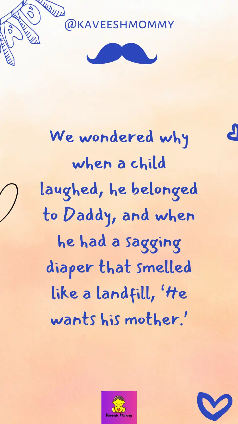 funny message to husband on father's day-kaveesh mommy-