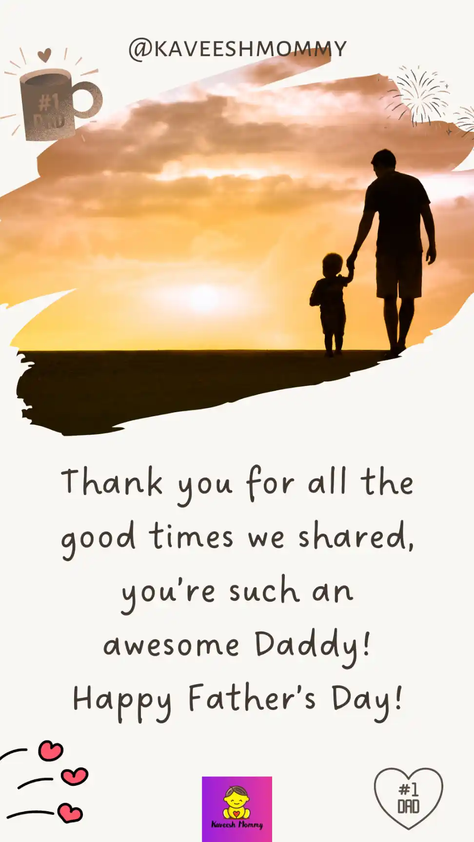 short greetings for fathers day- kaveesh mommy-
