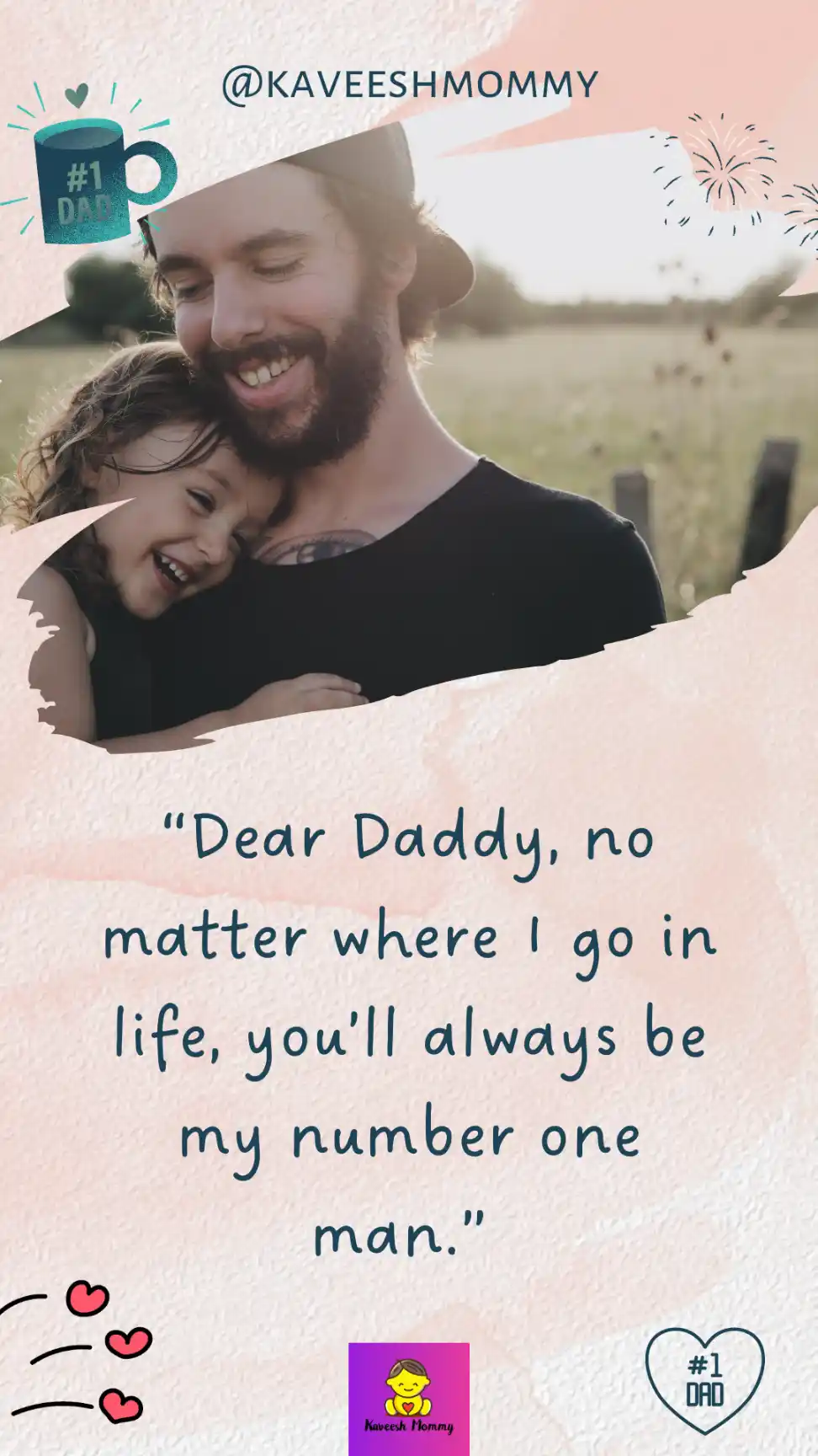 short words for father's day- kaveesh mommy-