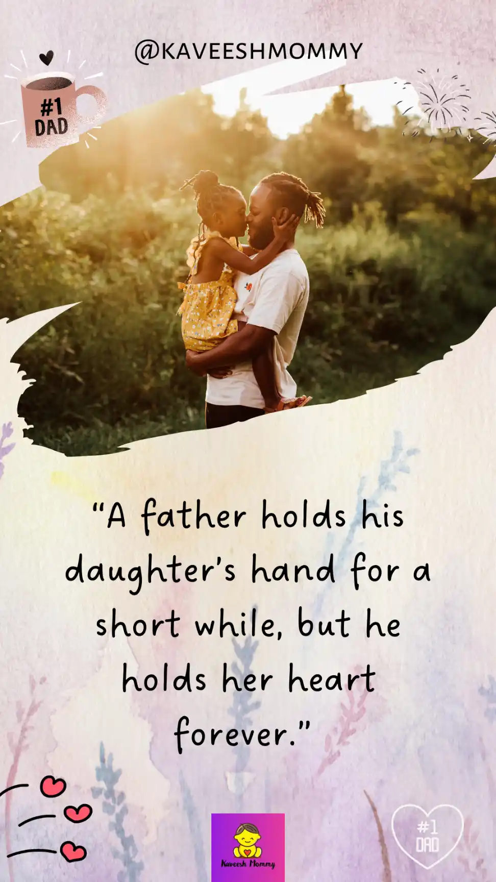happy fathers day short greetings- kaveesh mommy-