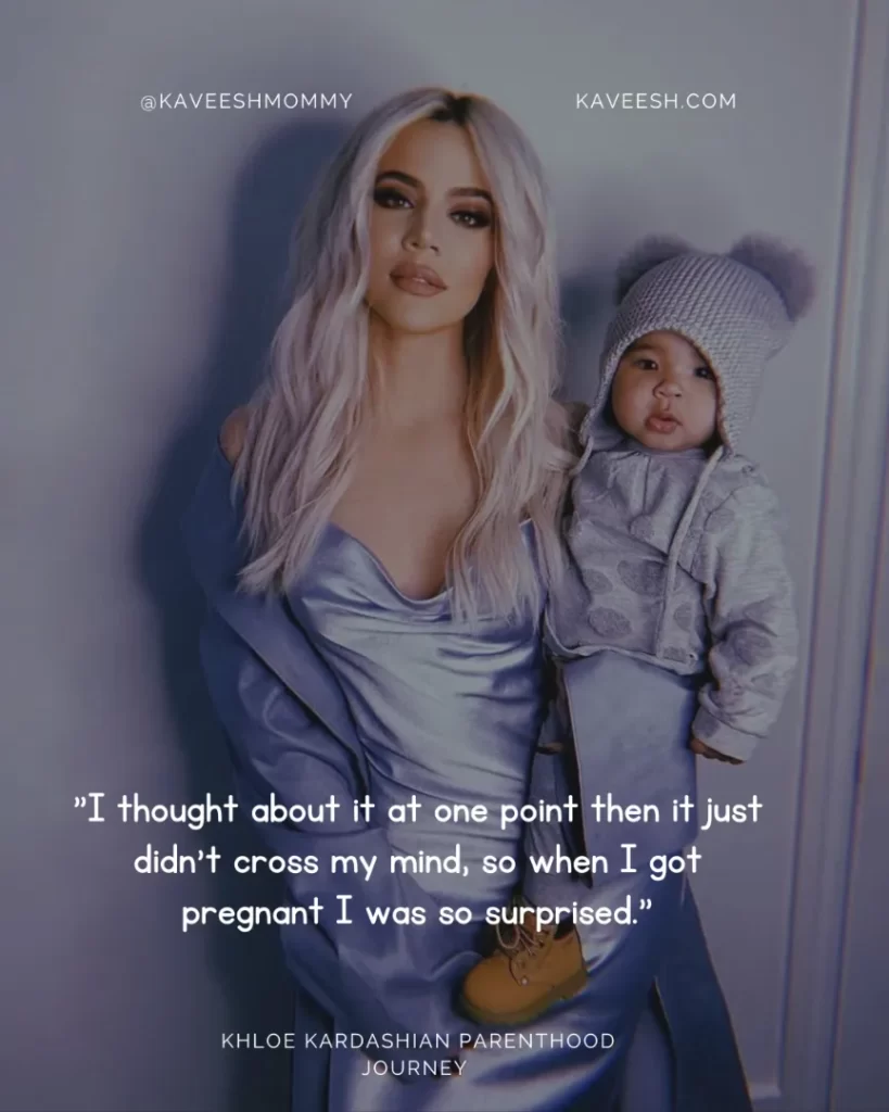 "I thought about it at one point then it just didn’t cross my mind, so when I got pregnant I was so surprised."