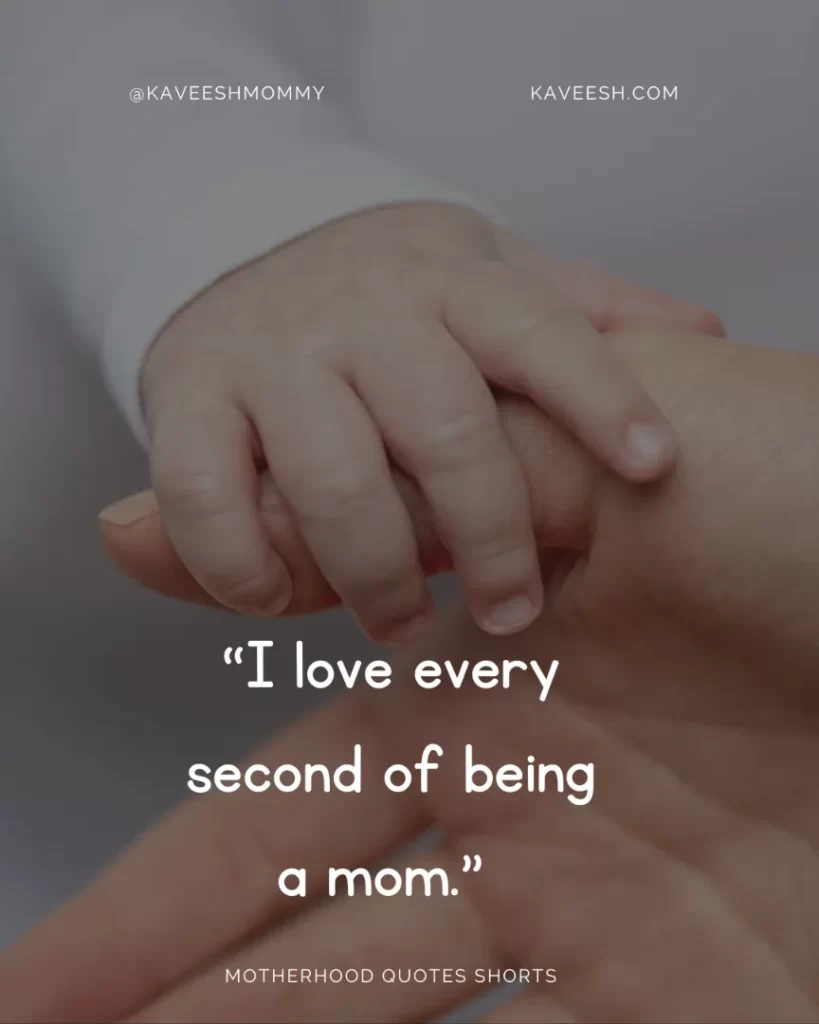 “I love every second of being a mom.” – Lily Aldridge