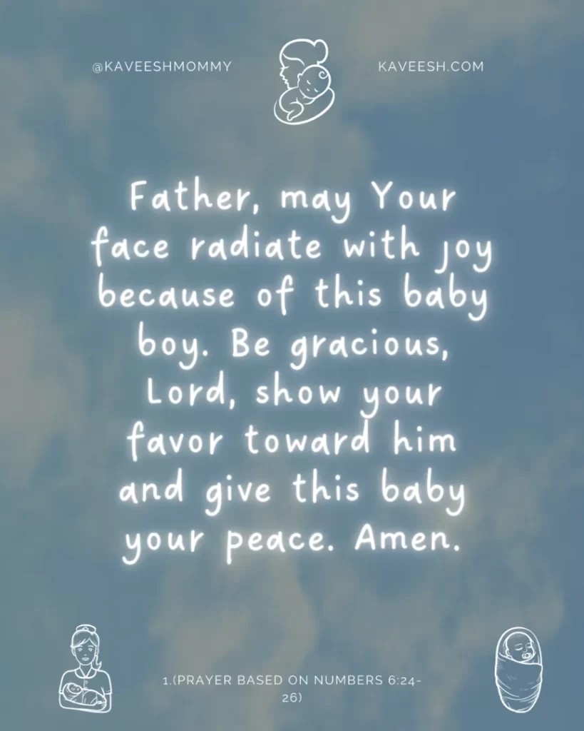 prayer message for new born baby girl