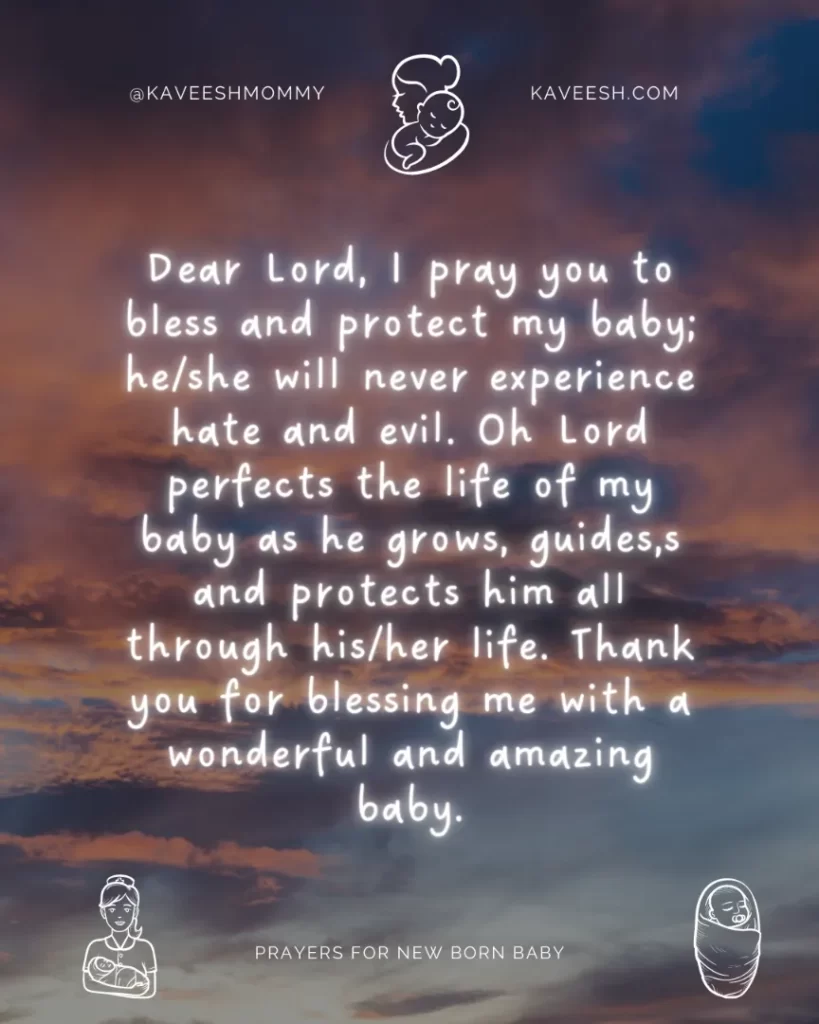 Religious baby congratulations: baby messages and prayers