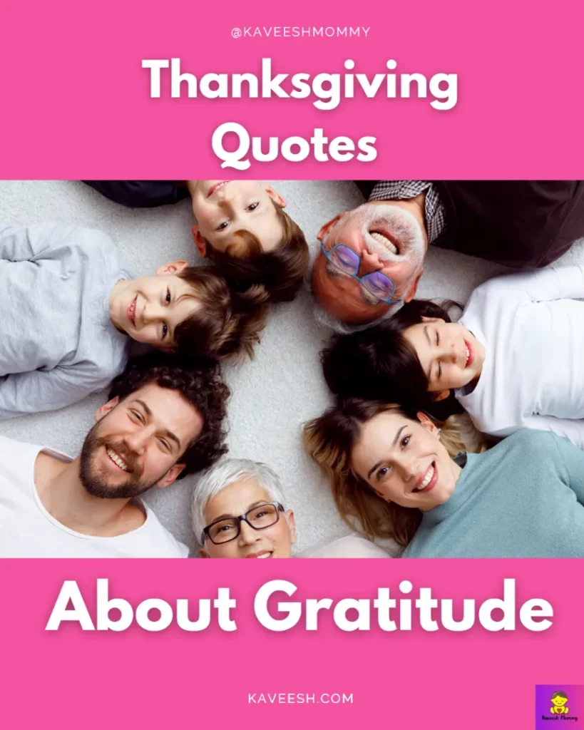 list of  best Thanksgiving Quotes about Gratitude