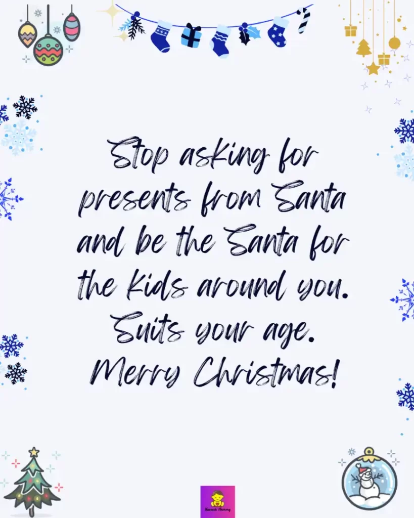 funny merry Christmas quotes for friends,