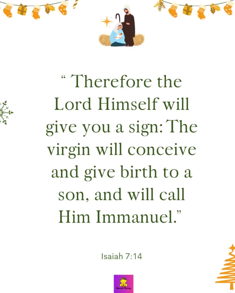 christmas bible verses about jesus birth