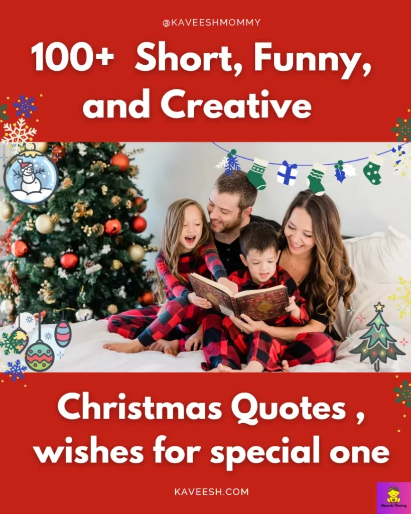 cute short christmas quotes for parents, grandparents, mom, family
