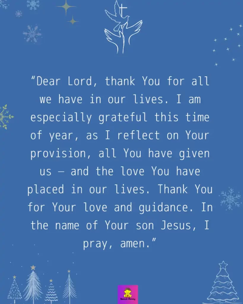 A Prayer for Those Feeling Loss at Christmas-christmas prayers for family and friends