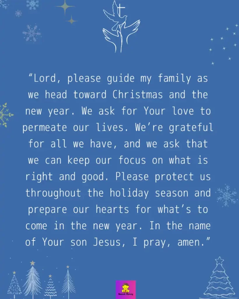 Lord Jesus, Be Our Holy Guest-"christmas card verse for family