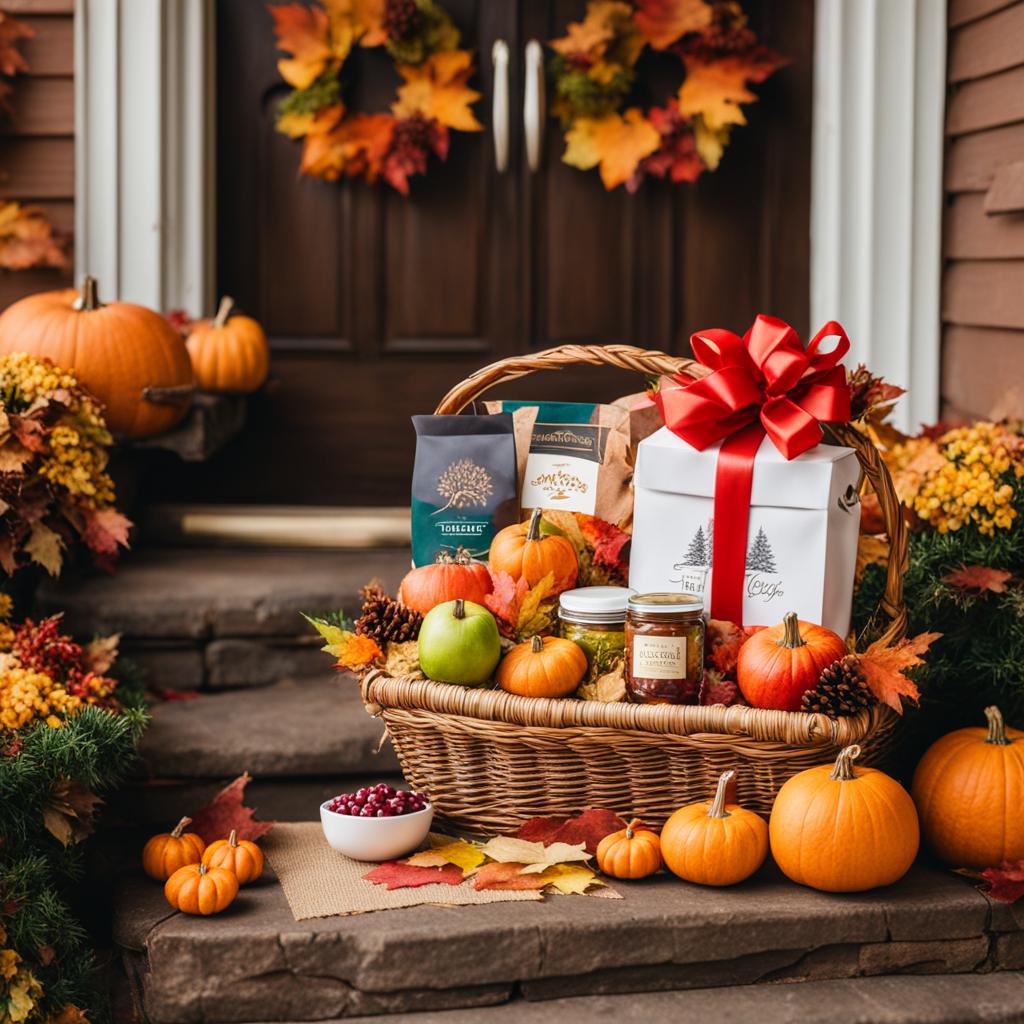Thanksgiving gift basket delivery