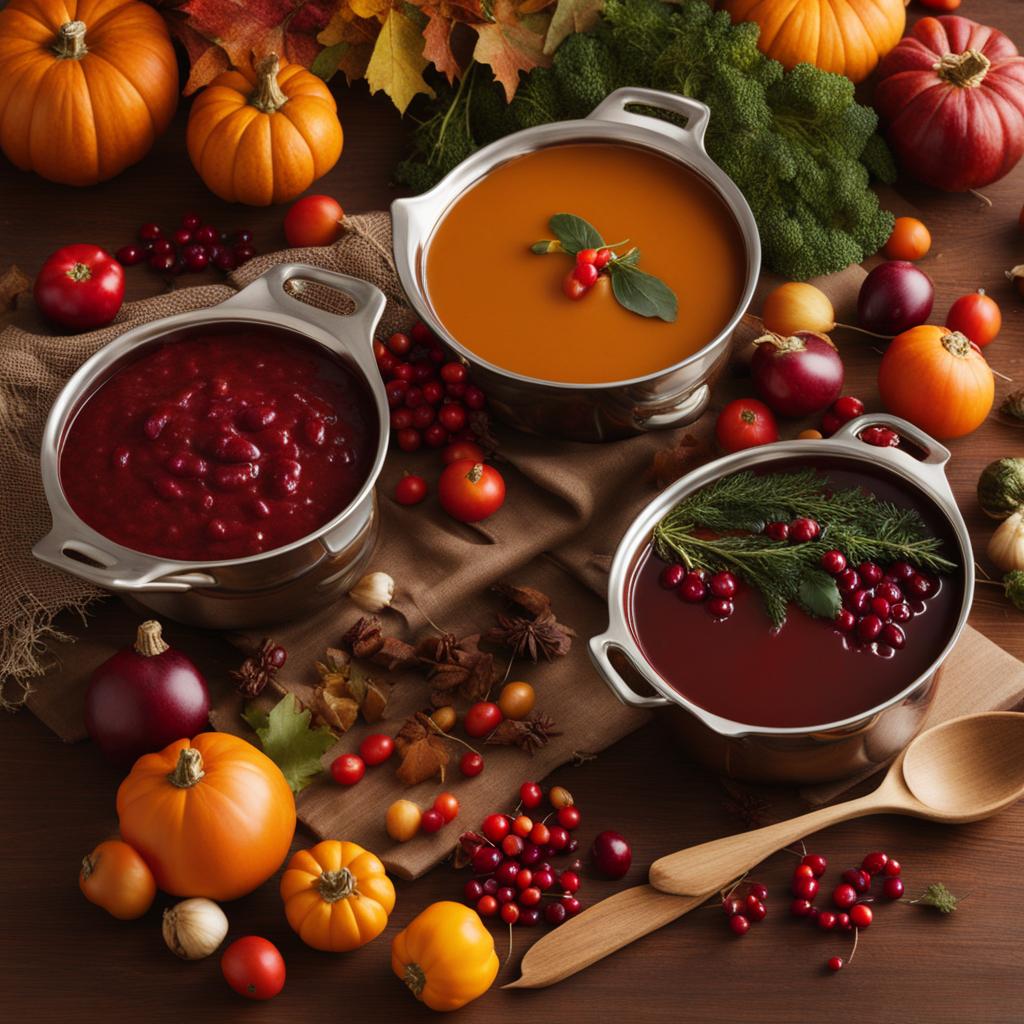 Thanksgiving gift of sauce pots