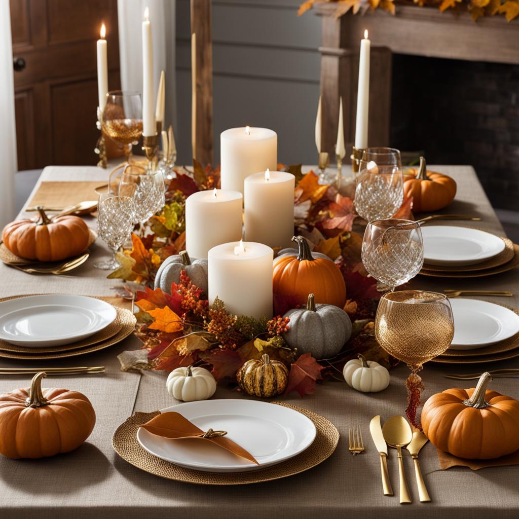 Thanksgiving gift of table settings
