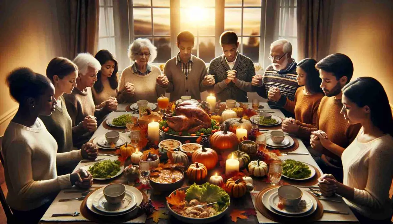 Catholic prayers of thanks for family on Thanksgiving