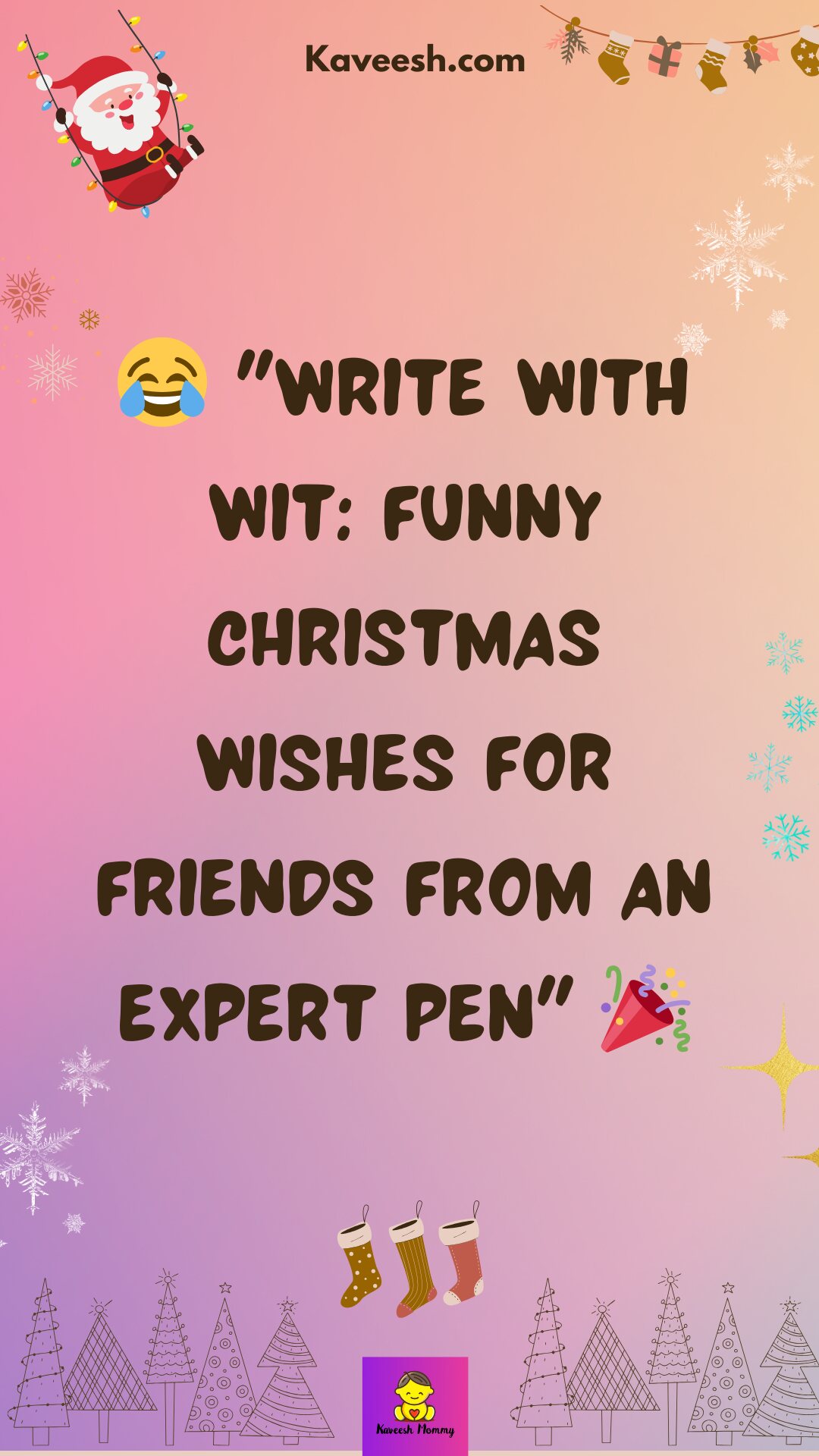 List of funny Christmas wishes for friends