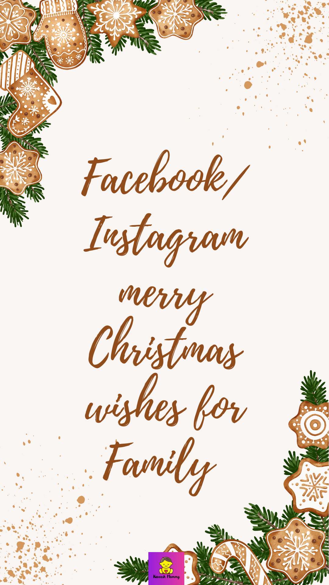 List of Facebook/Instagram merry Christmas wishes for Family
