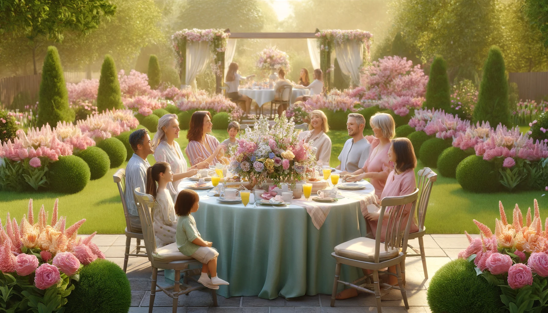 "Creating a Beautiful Photo Backdrop for Your Mother's Day Brunch Event"
