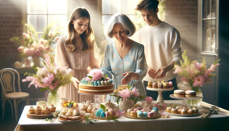 Struggling with Your Dessert Display? Style an Impressive Table for Mother’s Day Brunch 2 "Styling a Dessert Table for an Unforgettable Mother's Day Brunch"