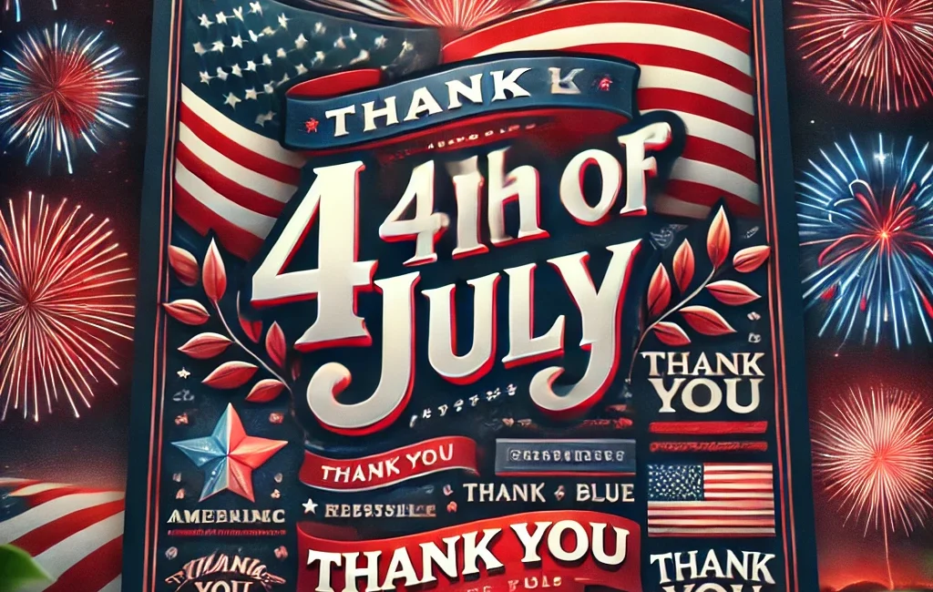 Send your love and appreciation with these 4th of July thank you messages for family and friends. Perfect for Independence Day.