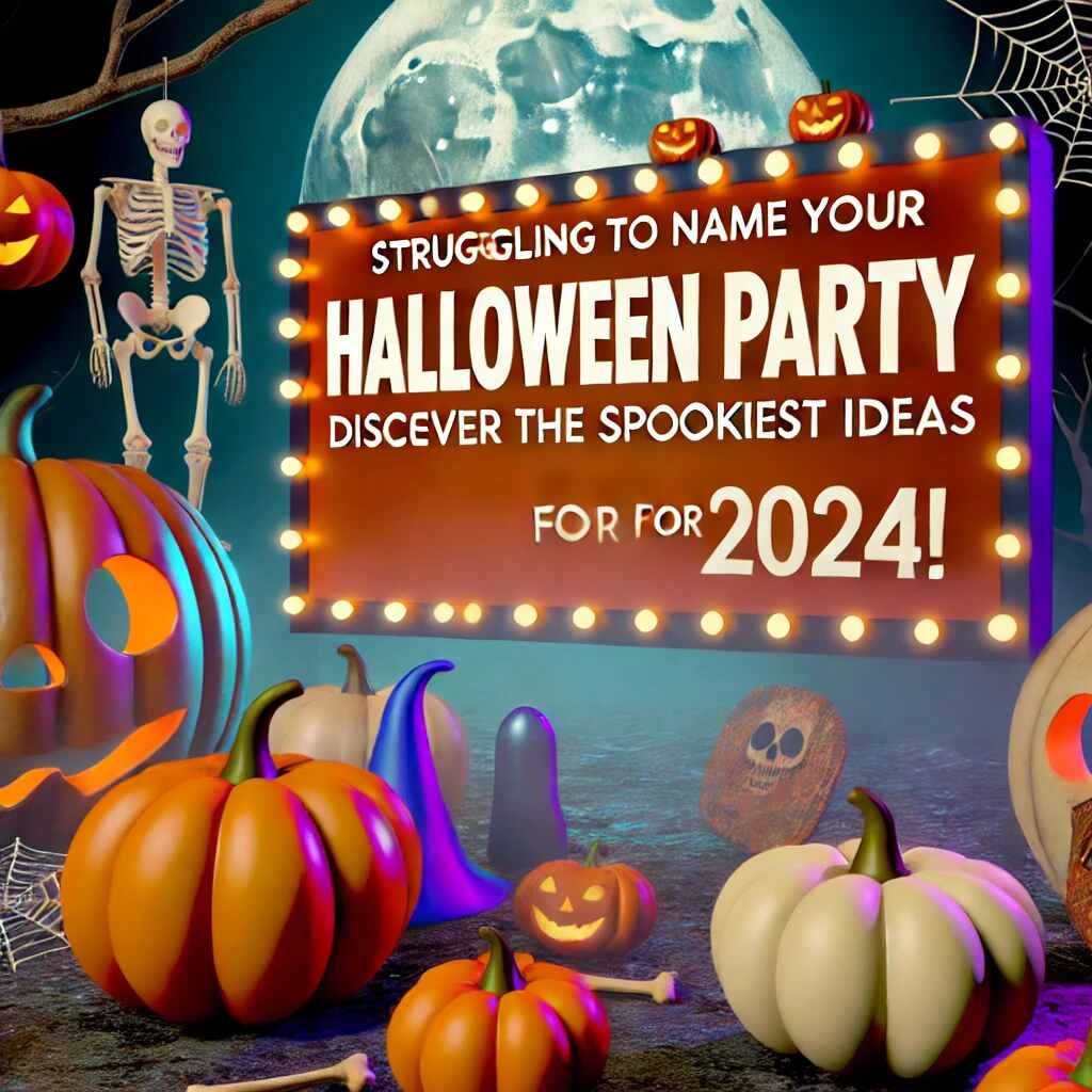 Struggling to name your Halloween party? This guide gives you the best Halloween party names for 2024, whether it's for kids or adults, spooky or fun.