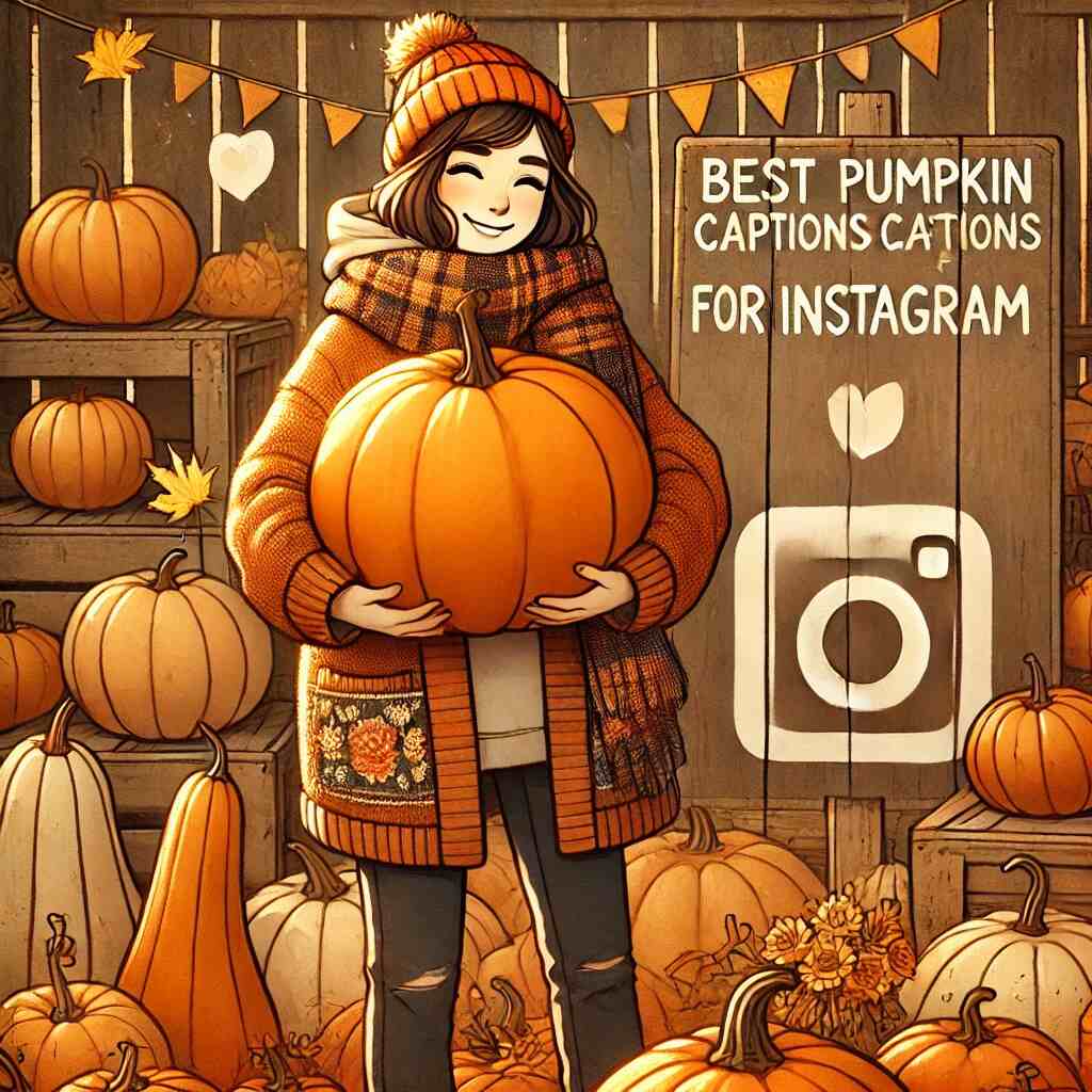 Tired of using the same old captions? Whether it's with your baby, boyfriend, or friends, these pumpkin captions for Instagram will make your fall pics pop.