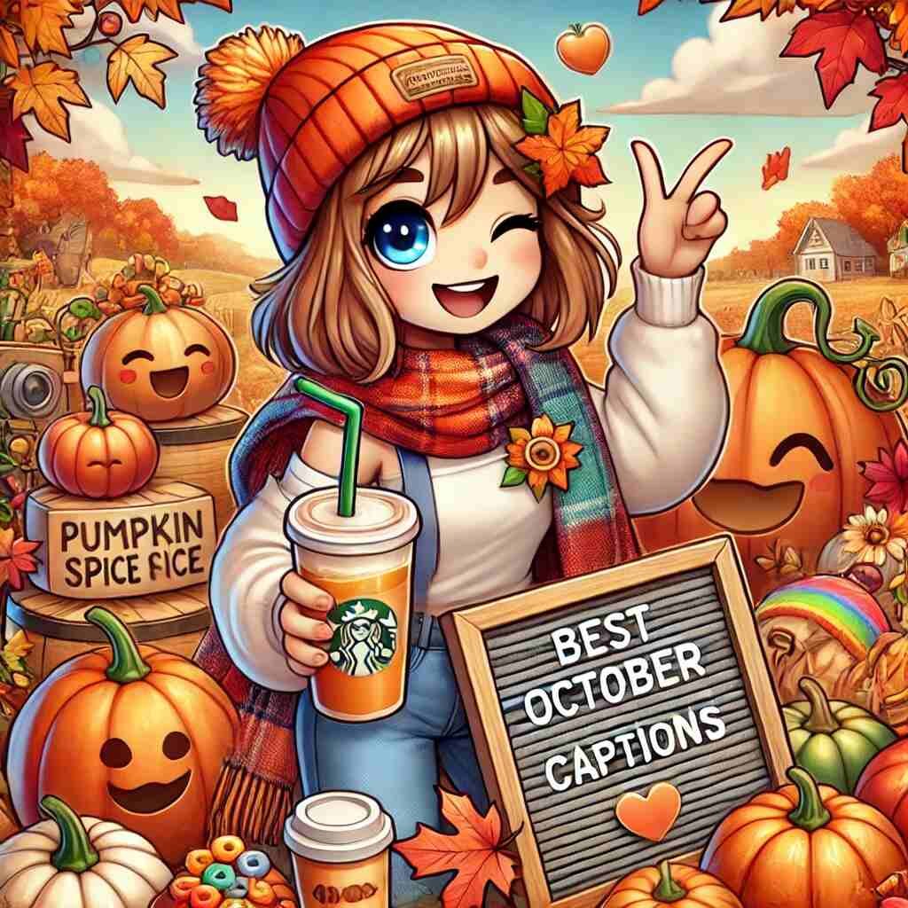 85 Best October Captions That Will Make Your Instagram Shine: Clever, Cute, and Funny!” 1 Struggling to find the right words for your October Instagram posts? I’ve got you covered with clever, cute, and funny October captions to match every mood.