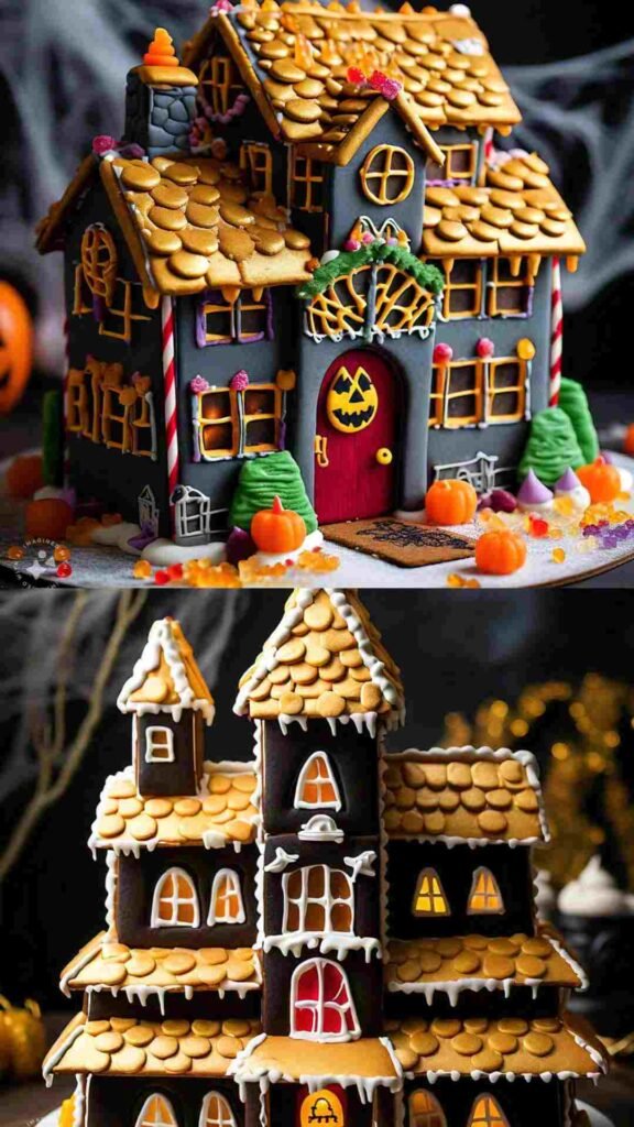 16 Magical Halloween Gingerbread House Ideas You’ll Want to Make Right Now 11 16 Magical Halloween Gingerbread House Ideas You’ll Want to Make Right Now -