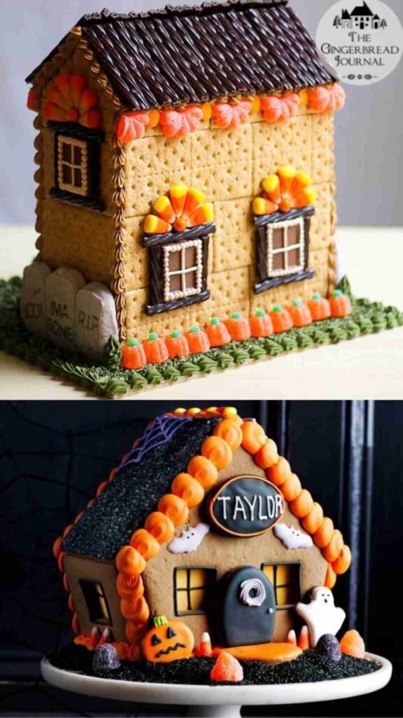 16 Magical Halloween Gingerbread House Ideas You’ll Want to Make Right Now 17 16 Magical Halloween Gingerbread House Ideas You’ll Want to Make Right Now -