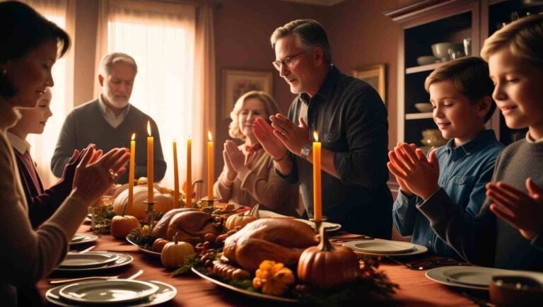 40 Simple Yet Powerful Thanksgiving Dinner Prayer for Family -
