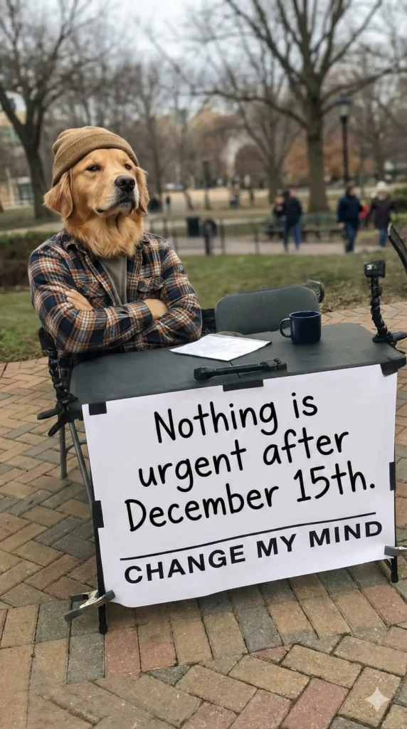 Last-minute tasks and holiday stress meet humor in these relatable Christmas work memes.