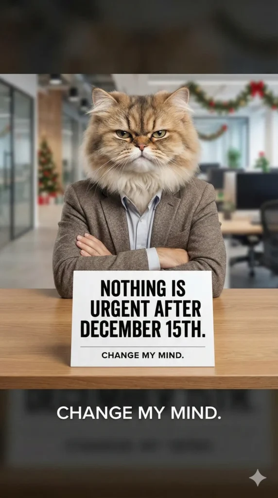 If you work a 9-to-5, these Christmas memes will feel painfully accurate and hilarious.