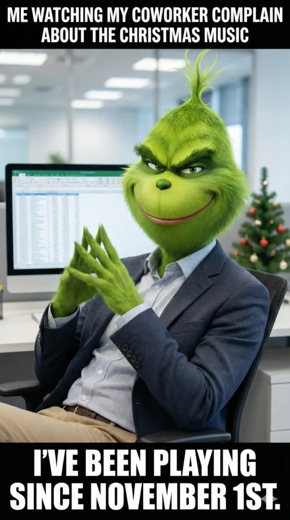 From last-minute tasks to fake smiles at office parties, these Christmas work memes bring the laughs we all need during the holidays.