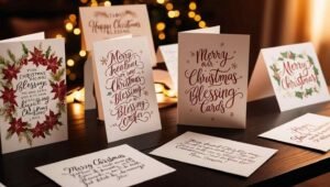 100 Christmas Blessings Cards: Beautiful Messages for the Season 🎄 -