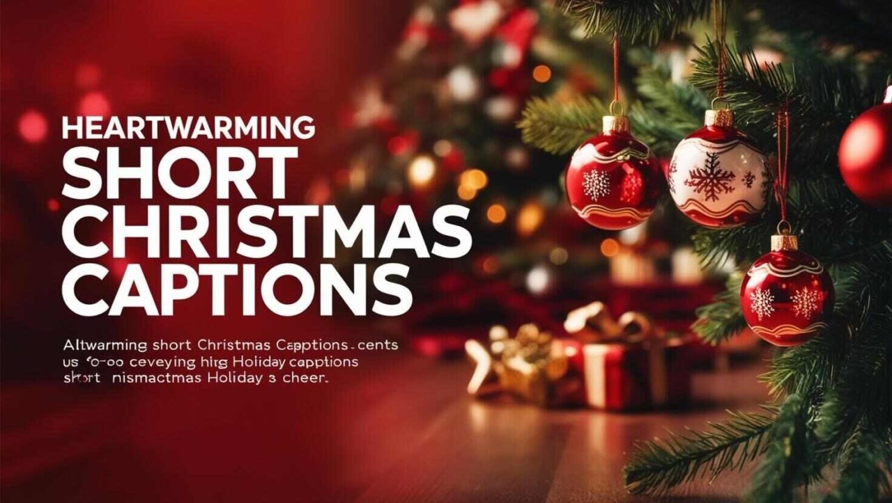 150 Short Christmas Captions to Spread Holiday Cheer 1 150 Short Christmas Captions to Spread Holiday Cheer -