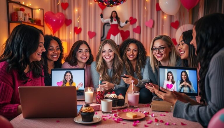 How to Celebrate Galentine’s Day Virtually with Friends