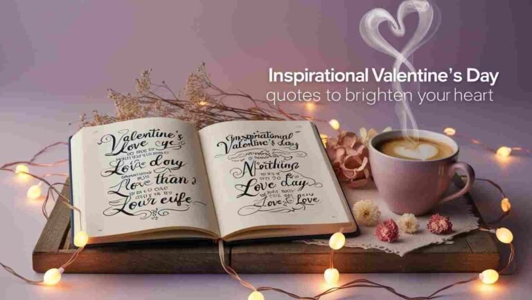 50 Inspirational Valentine’s Day Quotes to Celebrate Love and Connection 🌟 -